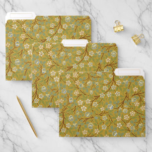 William Morris Clover Vintage Floral Art File Folder