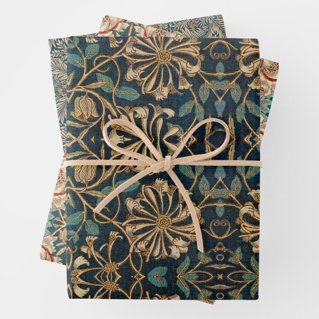 William Morris Collection  Wrapping Paper Sheets (In situ)