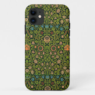 William Morris - Columbine, dark green, Case-Mate iPhone 11 Case