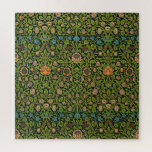 William Morris - Columbine, dark green, Case-Mate Jigsaw Puzzle
