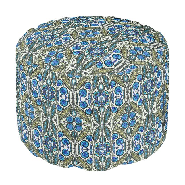 William Morris Company Designs For Pouffes Pouf (Angled Front)