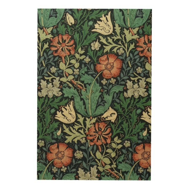 William Morris Compton Floral Art Nouveau Pattern (Front)