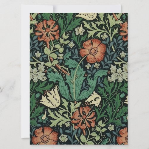William Morris Compton Floral Art Nouveau Pattern