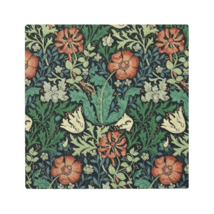 William Morris Compton Floral Art Nouveau Pattern