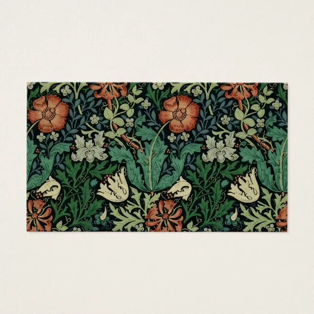 William Morris Compton Floral Art Nouveau Pattern | Zazzle