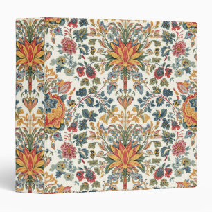 William Morris Compton Floral Art Nouveau Pattern 3 Ring Binder
