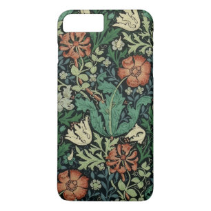 William Morris Compton Floral Art Nouveau Pattern iPhone 8 Plus/7 Plus Case
