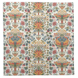 William Morris Compton Floral Art Nouveau Pattern Cloth Napkin