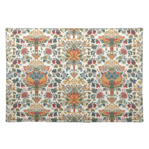William Morris Compton Floral Art Nouveau Pattern Cloth Placemat