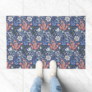 William Morris Compton Floral Art Nouveau Pattern Doormat