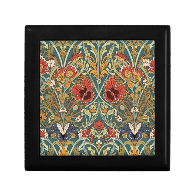 William Morris Compton Floral Art Nouveau Pattern Gift Box (Front)