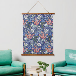 William Morris Compton Floral Art Nouveau Pattern Hanging Tapestry