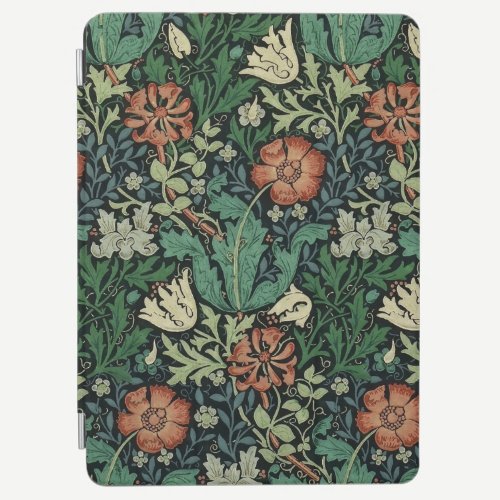 William Morris Compton Floral Art Nouveau Pattern iPad Air Cover
