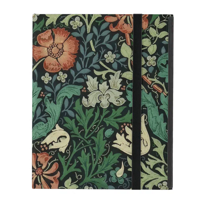 William Morris Compton Floral Art Nouveau Pattern iPad Case | Zazzle