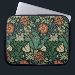 William Morris Compton Floral Art Nouveau Pattern Laptop Sleeve<br><div class="desc">William Morris Compton Floral Art Nouveau Pattern.
Hand-Painted Floral Design by Garden Of Delights Art Studio.</div>