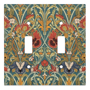 William Morris Compton Floral Art Nouveau Pattern Light Switch Cover