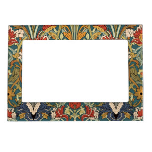 William Morris Compton Floral Art Nouveau Pattern Magnetic Frame