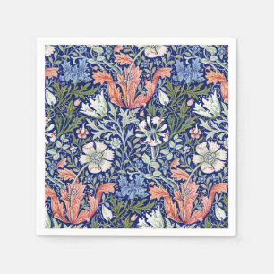 William Morris Compton Floral Art Nouveau Pattern Napkins