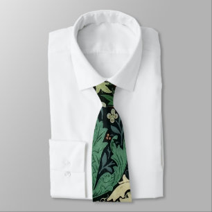 William Morris Compton Floral Art Nouveau Pattern Neck Tie