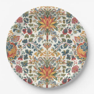 William Morris Compton Floral Art Nouveau Pattern Paper Plates
