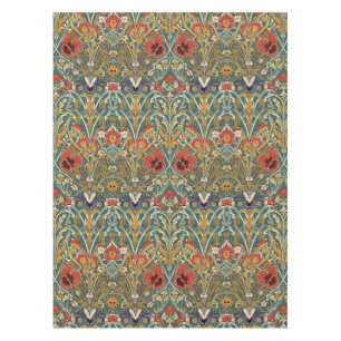William Morris Compton Floral Art Nouveau Pattern Tablecloth