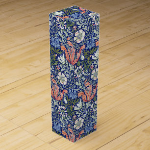William Morris Compton Floral Art Nouveau Pattern Wine Box