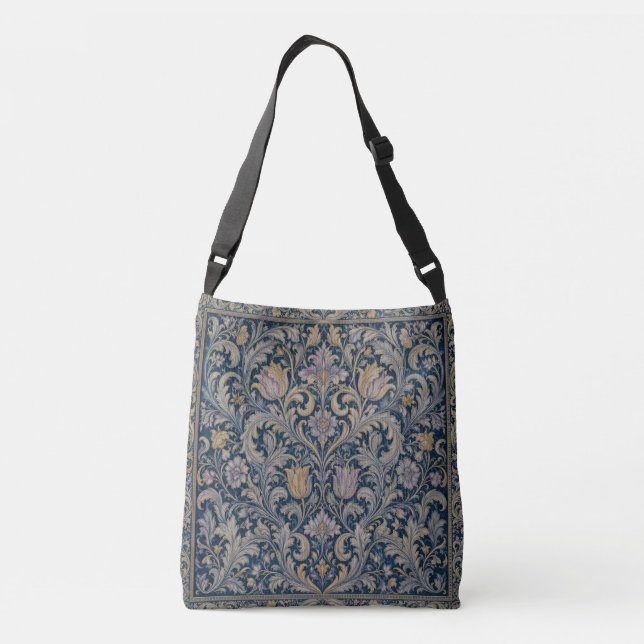 William Morris Compton Pattern Crossbody Bag (Back)