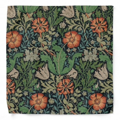 William Morris Compton Wallpaper Classic Bandana