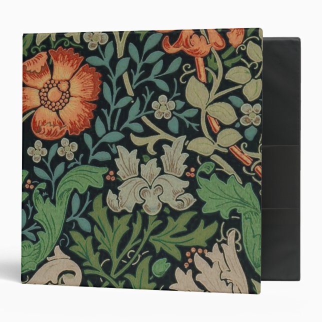 William Morris Compton Wallpaper Classic Binder (Front/Inside)