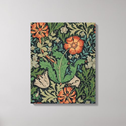 William Morris Compton Wallpaper Classic Canvas Print