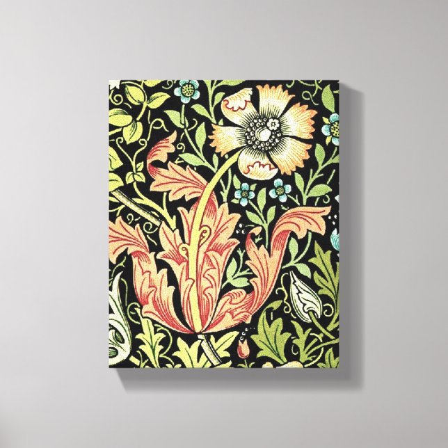 William Morris Compton Wallpaper Classic Canvas Print (Front)