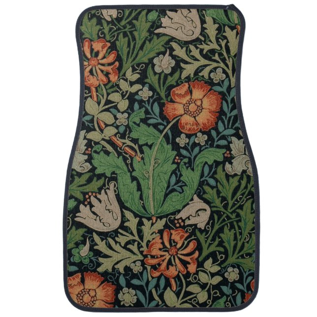 William Morris Compton Wallpaper Classic Car Mat (Front)