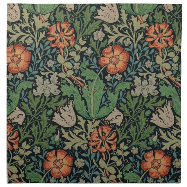 William Morris Compton Wallpaper Classic Cloth Napkin (Front)