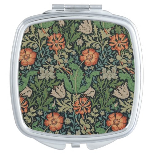 William Morris Compton Wallpaper Classic Compact Mirror