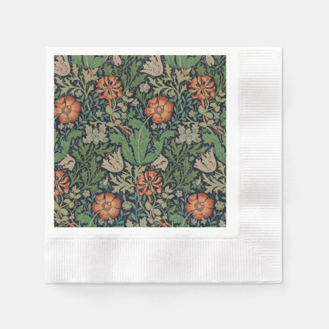 William Morris Compton Wallpaper Classic Napkins (Front)