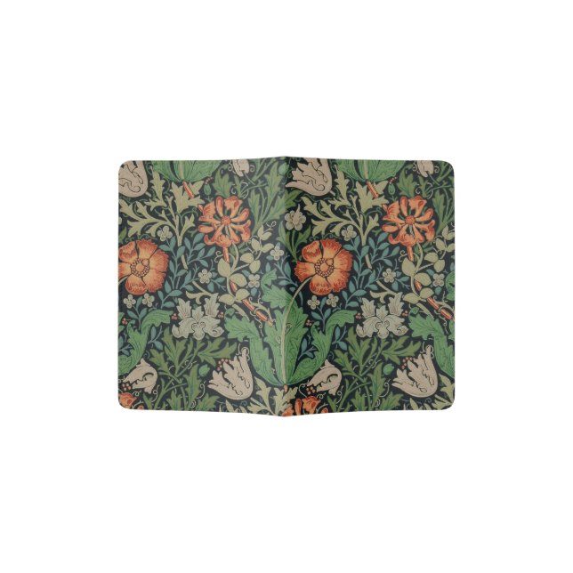 William Morris Compton Wallpaper Classic Passport Holder (Opened)