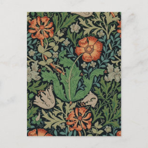 William Morris Compton Wallpaper Classic Postcard