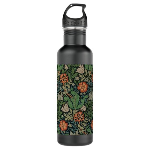 William Morris Compton Wallpaper Classic Stainless Steel Water Bottle