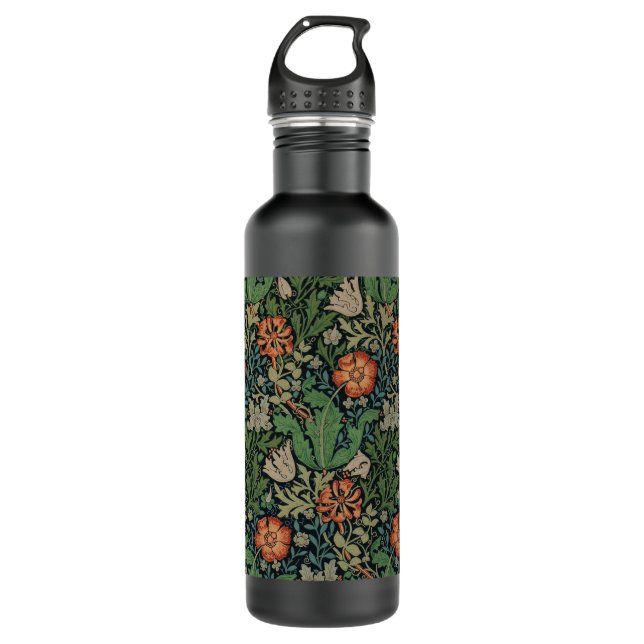 William Morris Compton Wallpaper Classic Stainless Steel Water Bottle (Front)