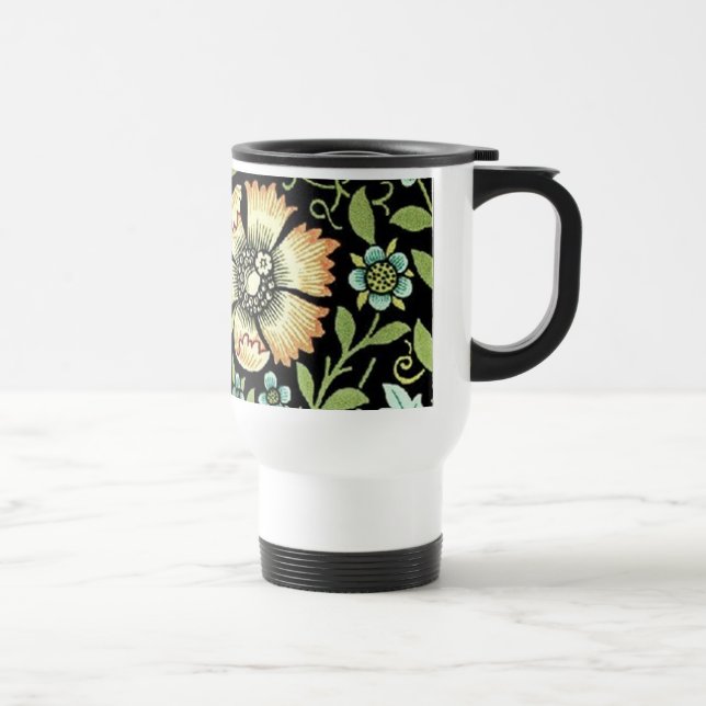 William Morris Compton Wallpaper Classic Travel Mug (Right)