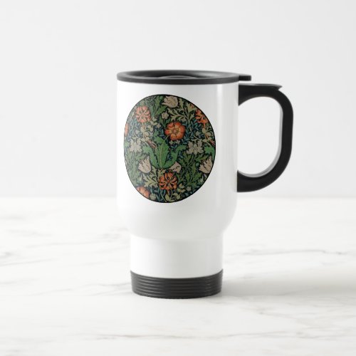 William Morris Compton Wallpaper Classic Travel Mug