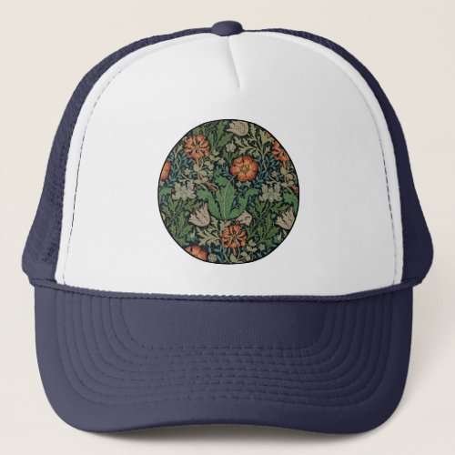 William Morris Compton Wallpaper Classic Trucker Hat