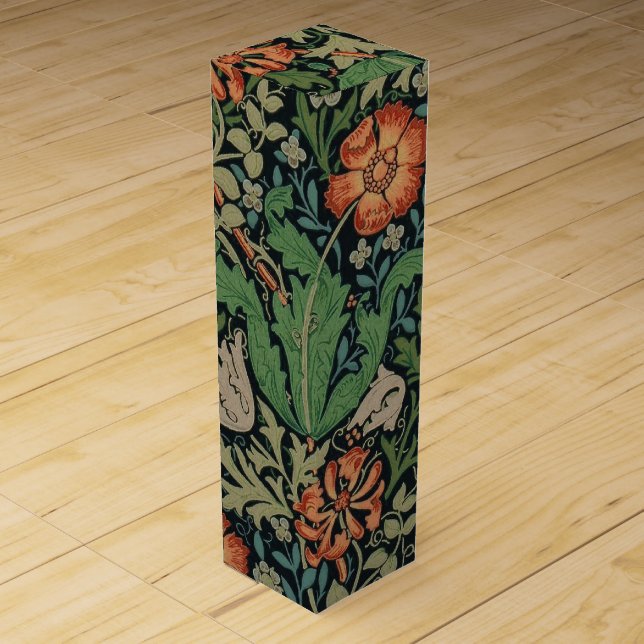 William Morris Compton Wallpaper Classic Wine Box (Front)