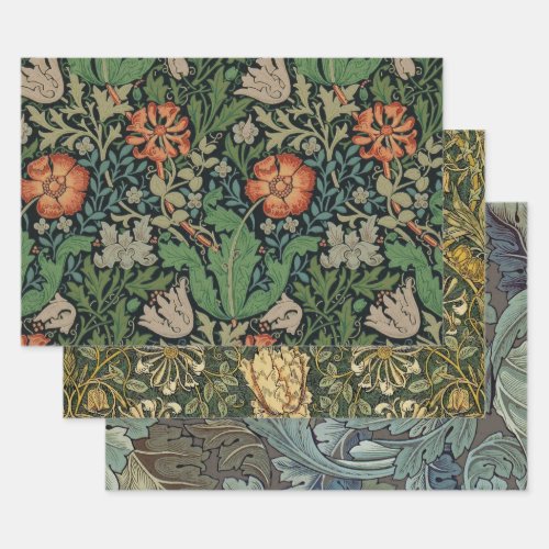 William Morris Compton Wallpaper Classic Wrapping Paper Sheets