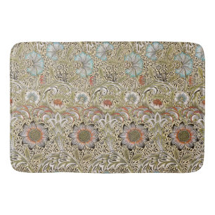 William Morris Corncockle Vintage Floral Bath Mat