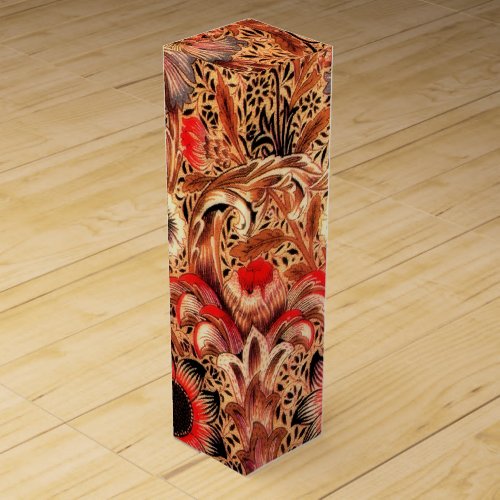 William Morris Corncockle Vintage Floral Wine Gift Box