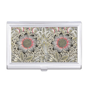 William Morris Corncockle wallpaper floral  Business Card Case