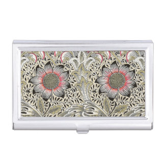 William Morris Corncockle wallpaper floral  Business Card Case