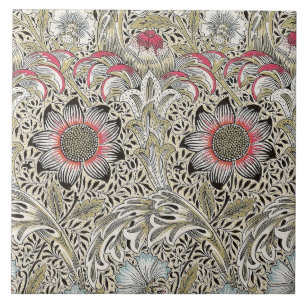 William Morris Corncockle wallpaper floral  Ceramic Tile