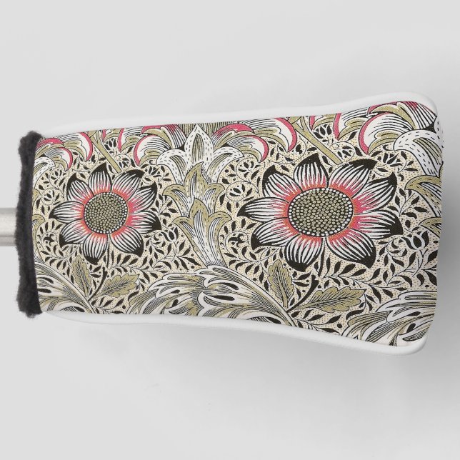 William Morris Corncockle wallpaper floral  Golf Head Cover (Front)
